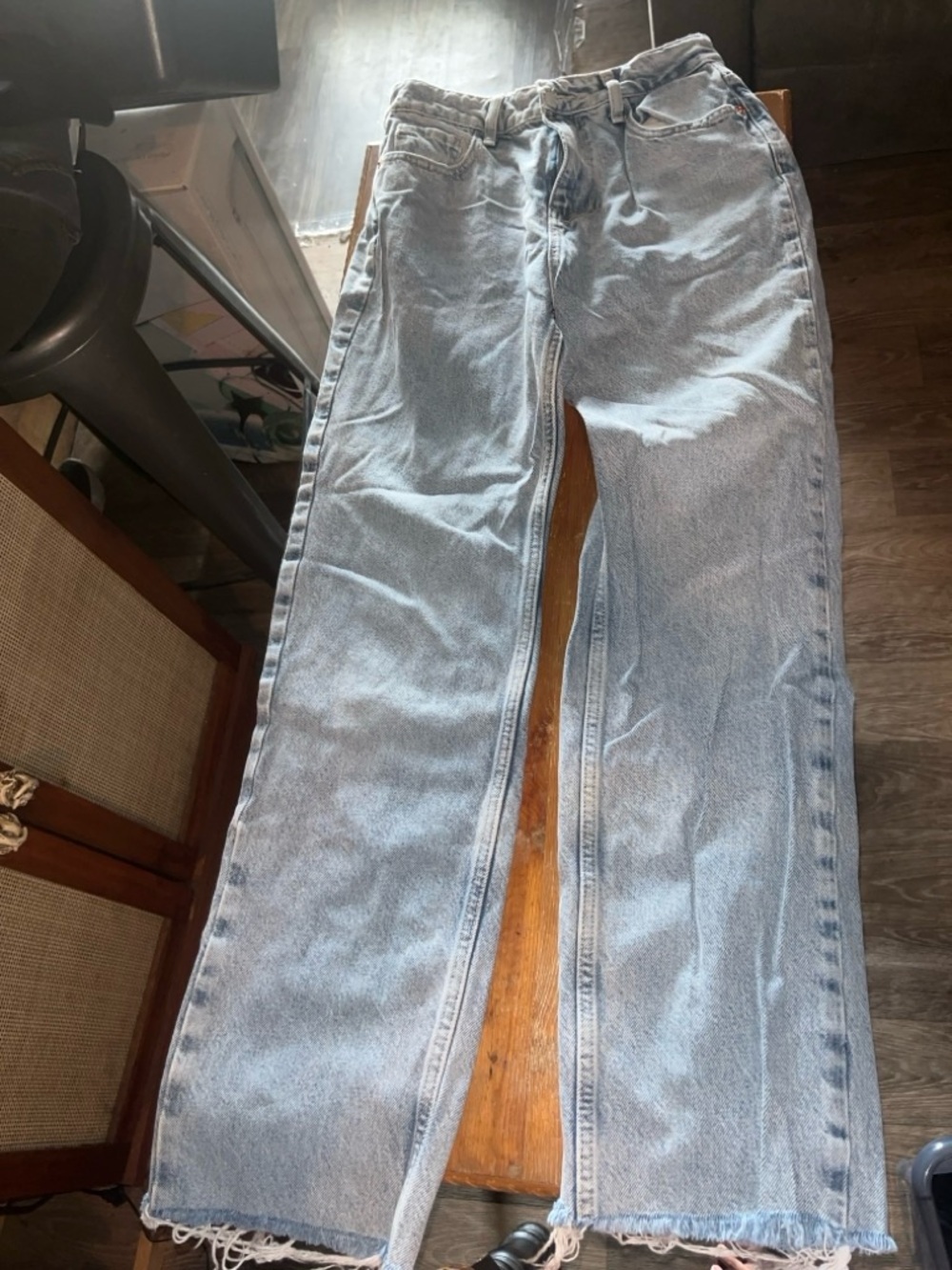 Zara High-Rise Light Blue Women's Jeans